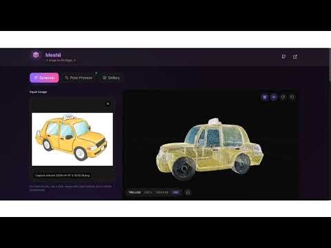 Meshii: Turn Any Image Into 3D Assets in Seconds | AI-Powered Image to 3D Generator
