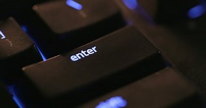 Hitting Glowing Enter Key On Mechanical Stock Footage Video (100% Royalty-free) 1068050030 | Shutterstock