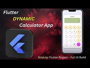 Watch Me Code a Dynamic Calculator App in Flutter (Full Modular Build)