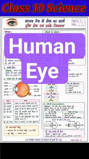 Human Eye and the Colourful World Class 10th || Chapter 10 || Human Eye || Physics by Sanjay Sir