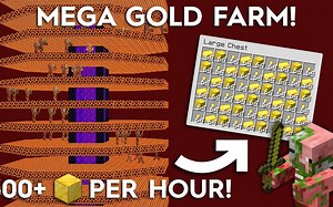 【Minecraft】Shulkercraft：金矿农场-每小时50,000件物品！