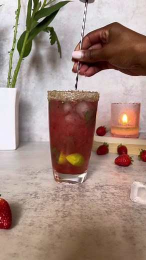 Refreshing Strawberry Mojito Mocktail Recipe