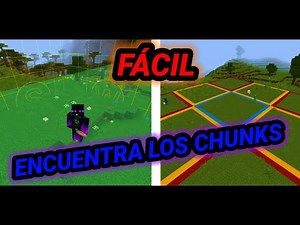 2 Formas de encontrar los chunks en minecraft ✅✅
