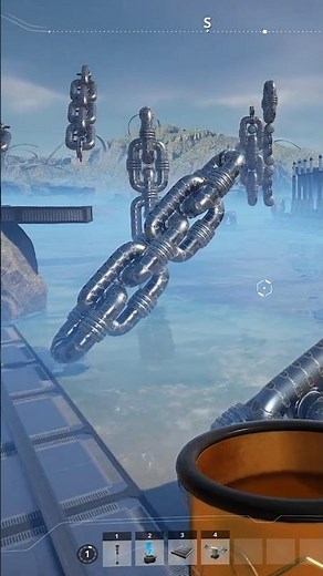 Angled chains Satisfactory tutorial 1.0 #satisfactory #tipsandtricks #building