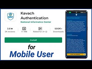 NIC Kavach Application for Mobile User Full Tutorial | Kavach Authentication for Gov Email ID