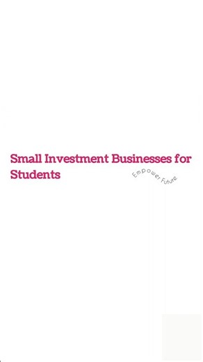 10 Small Investment Online Businesses You Can Start in 2026 | Earn from Home 💻💰 | #business #money