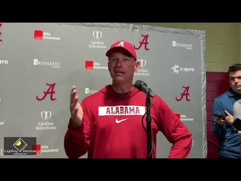 Kalen DeBoer updates on Alabama's spring practice; Replacing Jalen Milroe's run game.