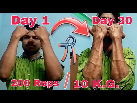 FOREARM WORKOUT Every Day For 30 Days || Using HAND GRIPPER For 30 Days || FOREARM TRANSFORMATION