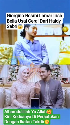 GIORGINO ABRAHAM RESMI MELAMAR IRISH BELLA😱#irishbella #giorginoabraham #haldysabri #gosip #artis