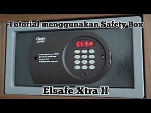 Tutorial Using Hotel Elsafe Xtra II Safety Box Assa Abloy | How To Use Elsafe Safety Box