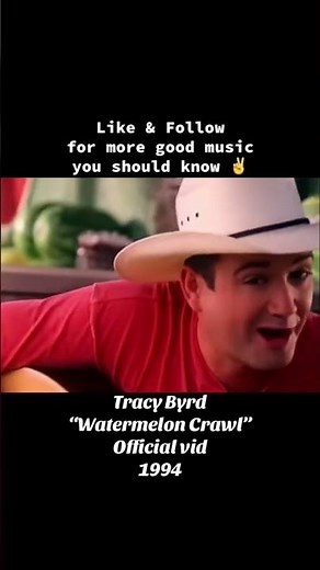 Tracy Byrd - “Watermelon Crawl” official music vid, 1994. #country #inthegroove #fyp #shorts #fruit