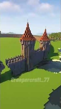 timelapse minecraft d'un chateau #minecraft #timelapse #chateaux #timelapseminecraft #aesthetic