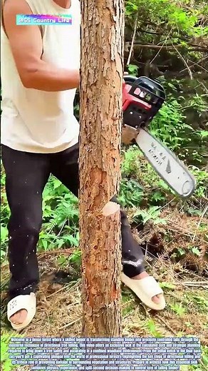 Precision Felling: How Expert Loggers Drop Trees Exactly Where They Want with a Chainsaw