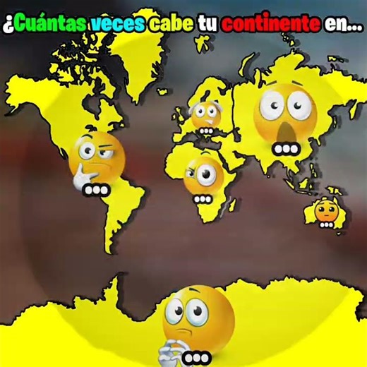 Tu continente es más grande que... (Colab con ‪@PingüinoGeografico‬)