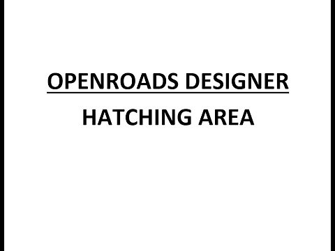 ORD - MicroStation - 11.6 - Hatch Area