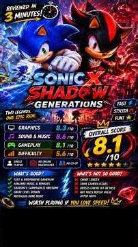 The BEST Sonic Game in Years? | Sonic X Shadow Generations #sonicxshadowgenerations #gaming #ps5