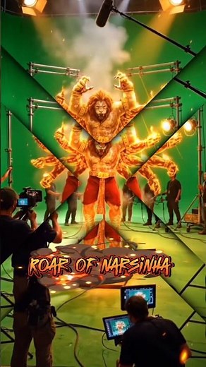 Mahavatar Narasimha Movie Song 🔱 | Roar OF Narasimha | Vishnu Fierce Avatar #narasimha #hindu #god