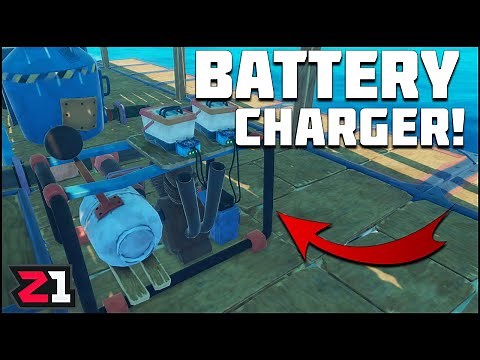 Battery Charger and Finishing Caravan Island ! Raft Final Chapter [E12]