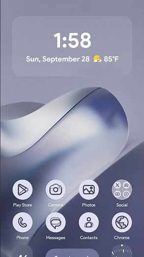 Using smart launcher 6