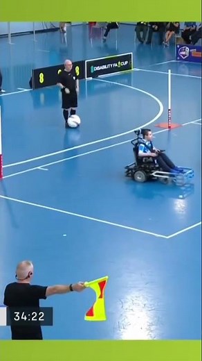 The goal that sealed the victory for Leeds in the EE Disability FA Cup - Powerchair Final 🏆