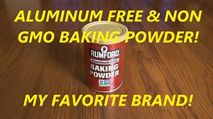 Watch HIGH QUALITY Rumford ALUMINUM FREE Baking Powder, 8.1-Ounce Canisters! on Amazon Live