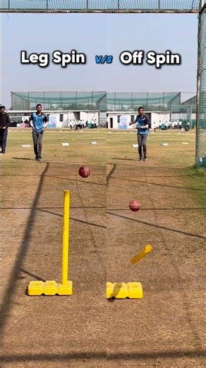 Bowling practice of Off spin and Leg Spin 🏏 #cricket #bowling