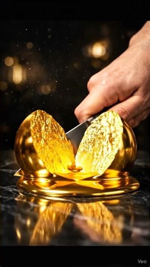 SATISFYING ✨🟡 | GOLDEN BALL SLICING ASMR FOR INSTANT RELAXATION 😍🎧