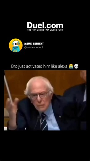 Funny Memes on Instagram: "This video is a meme featuring two clips spliced together for comedic effect. The first, and primary clip, shows Senator Bernie Sanders aggressively asking in a public hearing, "Am I being antisemitic if I say that the United States taxpayer should not supply more weapons to Israel?" This is immediately followed by a woman (presumably a witness or expert) stating, "That statement alone is not antisemitic. It does not attack Jewish identity." The meme then returns to a 