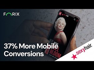 SexyHair Case Study: 37% Mobile Conversion Lift | Forix Commerce