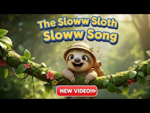 Slow Sloth Slow - Gentle Animal Song for Kids | Stretch, Sway & Move Slow”