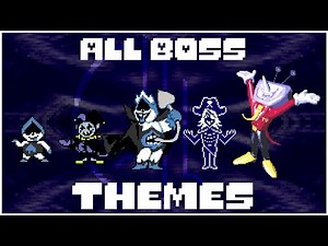 Deltarune Chapter 1-2-3-4- All Boss Themes (SPOILERS)