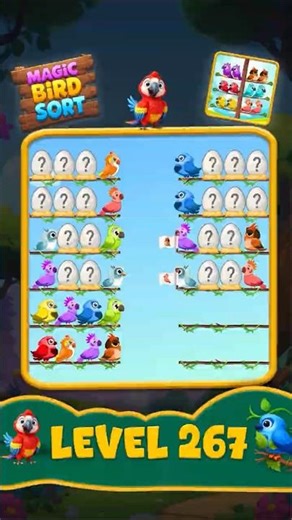 Magic Bird Sort | Level 267