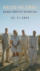 Kaikki päättyy kyyneliin 22.11.2024 | Haloo Helsinki!