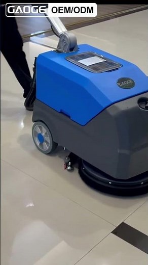 Mini Walk-Behind Floor Scrubber | Compact, Powerful & Easy Cleaning #cleaningmachine#floor scrubber