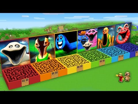 WHAT INSIDE this BIGGEST MAZE HUNGRY WORM'S FAMILY | HAMOOD HABIBI.EXE | BRAINROT in Minecraft ?