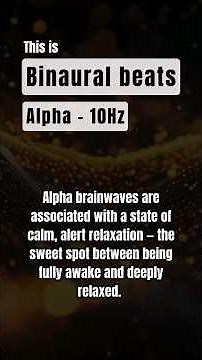 Alpha Waves 10Hz | Focus & Relaxation with Binaural Beats for Study, Meditation, and Clarity