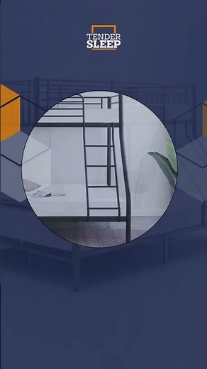 Triple Metal Bunk Bed | Strong, Stylish & Built to Save Space 😍