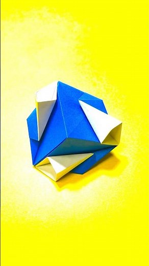 How to make an easy origami hand spinner [5th hand spinner]