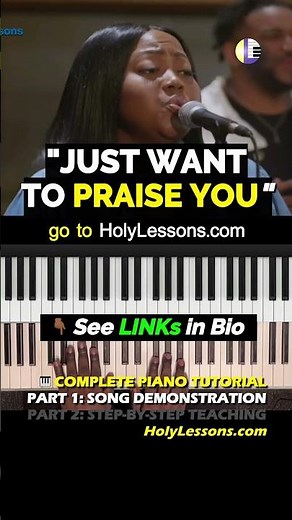 🎹🔥"Just Want to Praise You" – Maurette Brown Clark | Gospel Piano Breakdown
