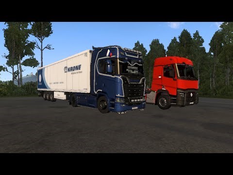 EuroTruckSimulator 2 Тестируем сборку из 5 карт Scania S730 NextGen