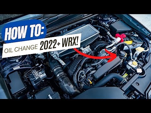 Under the Hood: DIY Oil Change for Your 2022+ Subaru WRX!