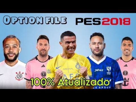 NOVO OPTION FILE PES 2018 PS3 100% ATUALIZADO ( SETEMBRO)