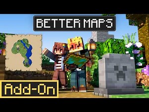 BETTER MAPS ADDON For Minecraft Bedrock Edition in-depth Review!