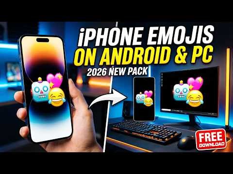 iPhone Emoji Pack Free Download 2026 | New iOS Emojis for Android & PC #motiongraphics #emoji #ios