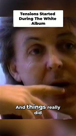 Paul McCartney | Beatles Breakup Tensions Started During White Album #thebeatles #paulmccartney