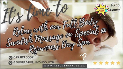 Full Body Swedish Massage now on Special @ Rejuveness Day Spa! | Rejuveness Day Spa | Facebook