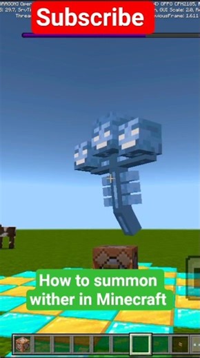 wither ko minecraft me summon kaise kare how to summon Minecraft wither #minecraft #shorts