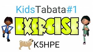 Kids Tabata #1 (Burpees), Exercise, HIIT, High Intensity Interval Training, DPA