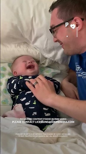 Blowing raspberries, making memories.