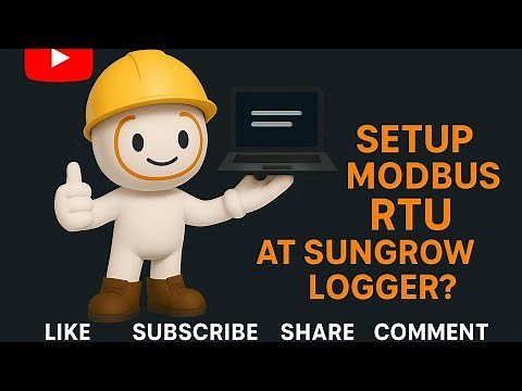 Modbus RTU Setup on Sungrow Logger + Modbus Poll Test | Step-by-Step Guide
